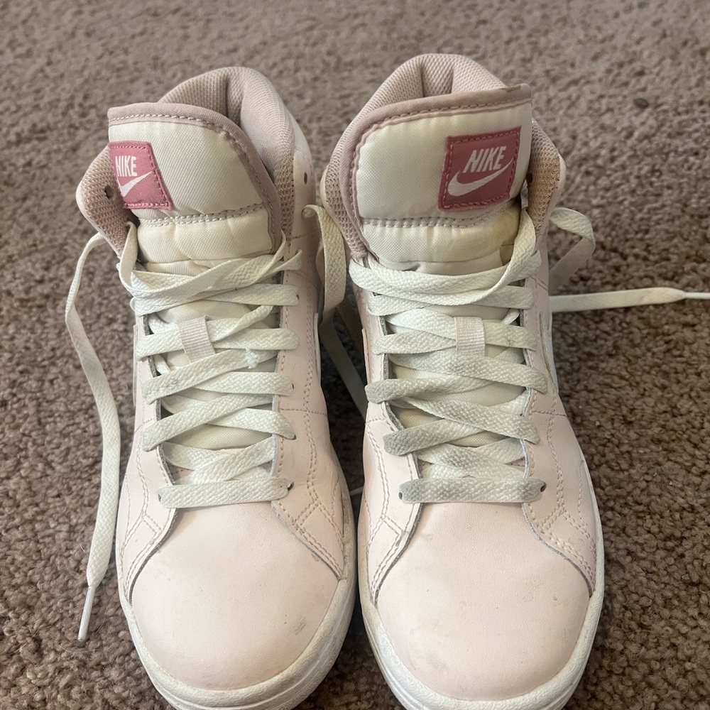 Nike Women's Light Pink High-Top Sneakers